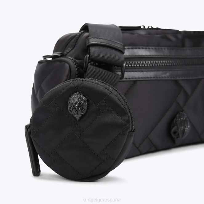 Kurt Geiger mujer bolso multicámara reciclado London 2LPR277 | bolsas negro otro